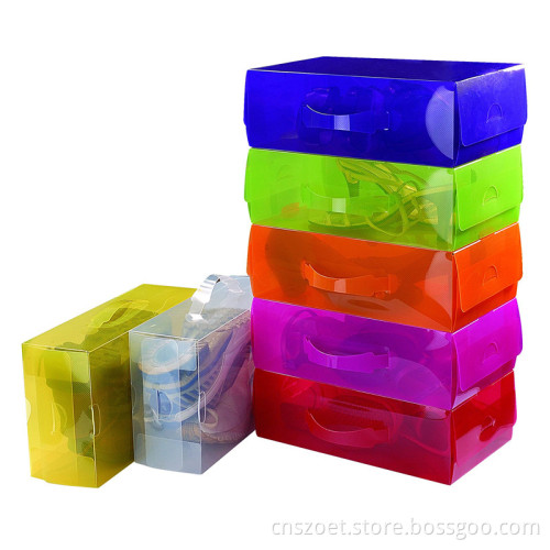 Colorful Shoe Storage Box, Clear Shoe Boxes